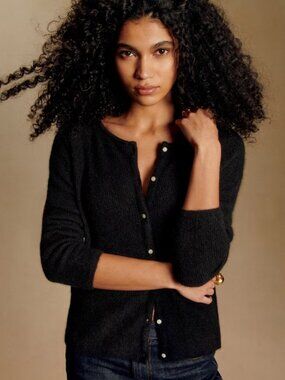 Sezane Gaspard cardigan size black, small perfect condition